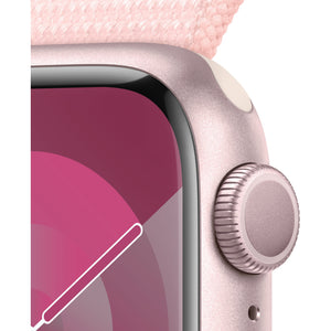 Apple Watch Series 9 GPS 41 mm Pink Aluminum Case with Pink Sport Loop