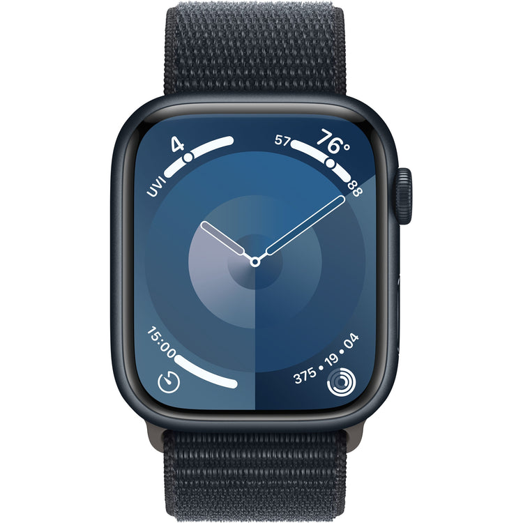 Apple Watch Series 9 GPS 45mm Midnight Blue Aluminum Case with Midnight Blue Sport Loop MR9C3