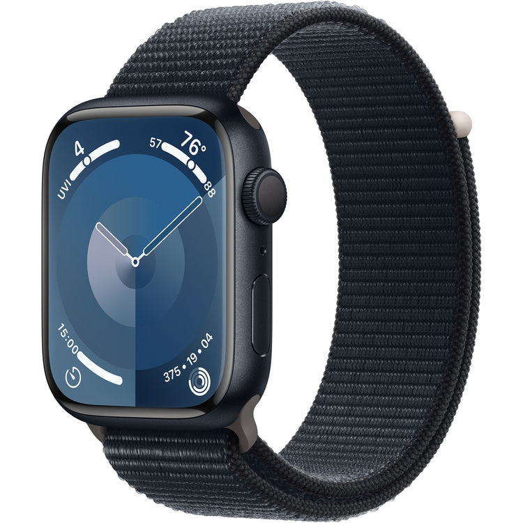 Apple Watch Series 9 GPS 45mm Midnight Blue Aluminum Case with Midnight Blue Sport Loop MR9C3