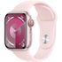 Apple Watch Series 9 GPS + Cellular 41 mm Pink Aluminum Case with Pink Sport Band, S/M