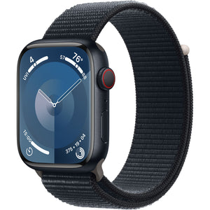 Apple Watch Series 9 GPS + Cellular 45 mm Midnight Aluminum Case with Midnight Sport Loop