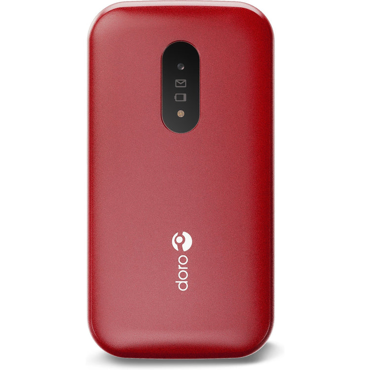 Doro 2821 4G Basic Phone, Red/White