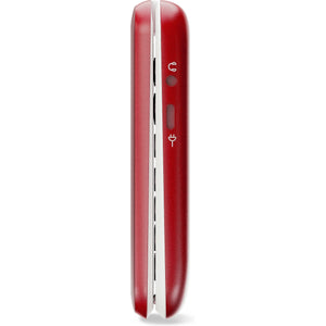 Doro 2821 4G Basic Phone, Red/White