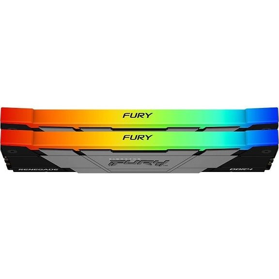 Kingston FURY Renegade RGB DDR4 3600 MHz CL16 32 GB Memory Module Kit, Black/Silver