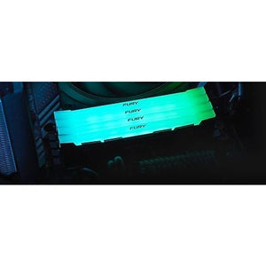 Kingston FURY Renegade RGB DDR4 3600 MHz CL16 32 GB Memory Module Kit, Black/Silver