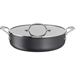 Tefal Jamie Oliver Cook's Classics HA Sauté Pan with Glass Lid 30 cm/5.4 L, Black