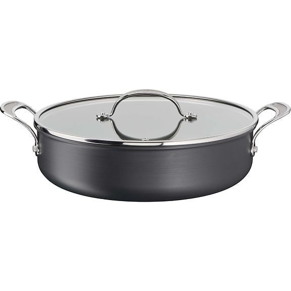 Tefal Jamie Oliver Cook's Classics HA Sauté Pan with Glass Lid 30 cm/5.4 L, Black