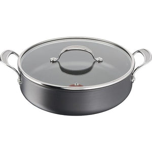 Tefal Jamie Oliver Cook's Classics HA Sauté Pan with Glass Lid 30 cm/5.4 L, Black