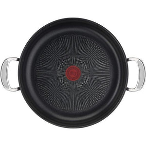 Tefal Jamie Oliver Cook's Classics HA Sauté Pan with Glass Lid 30 cm/5.4 L, Black