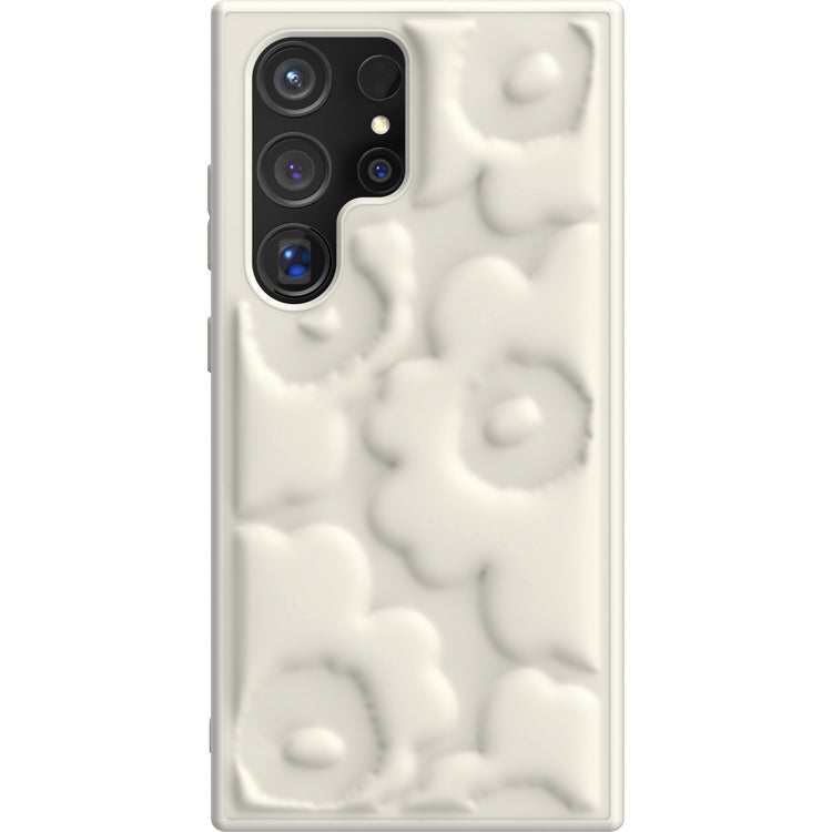 Samsung x Marimekko Embossed Case, Samsung Galaxy S24 Ultra, beige