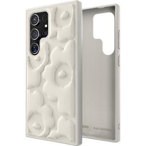 Samsung x Marimekko Embossed Case, Samsung Galaxy S24 Ultra, beige