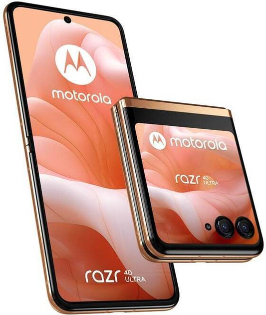 Motorola Razr 40 Ultra 5G-puhelin, 256/8 Gt, Peach Fuzz