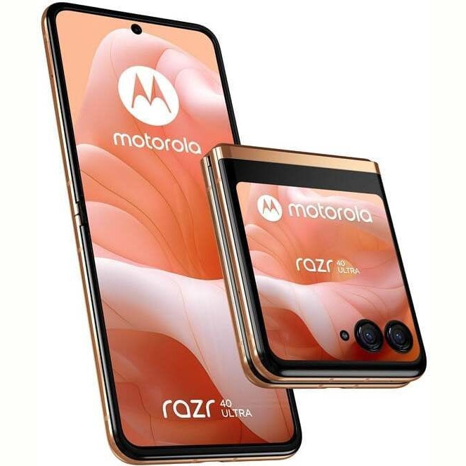 Motorola Razr 40 Ultra 5G-phone, 256/8 GB, Peach Fuzz