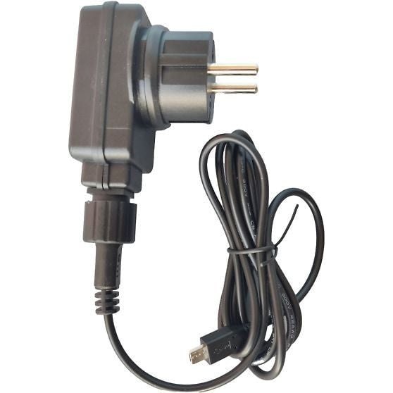 ENJOY Power Supply with microUSB Cable, 5 V 2 A, for Indoor and Outdoor Use