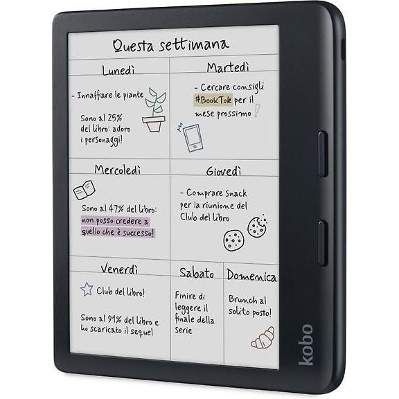 Kobo Libra Colour 7" E-Reader, Black