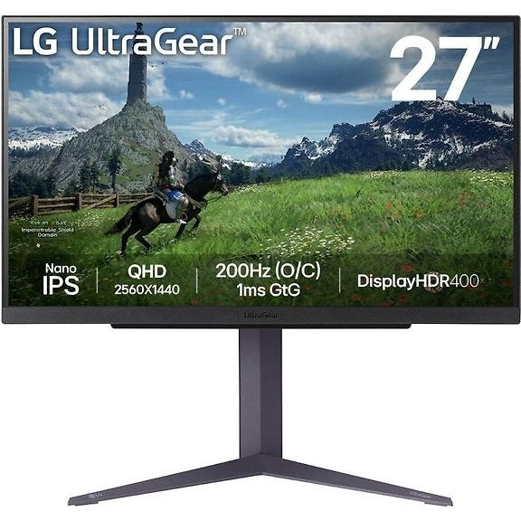 LG UltraGear 27GS85Q-B 27-inch Nano IPS Gaming Monitor