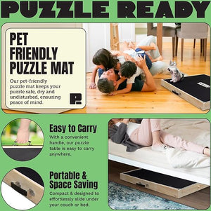 Puzzle Ready - Puzzle Board with Legs for 1500 Pieces