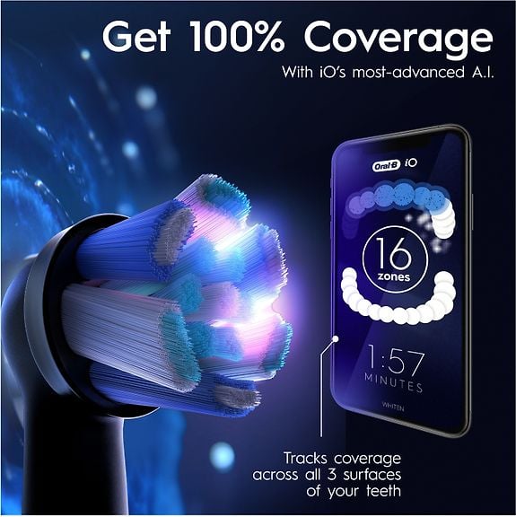 Oral-B iO Series 10 Electric Toothbrush, Cosmic Black