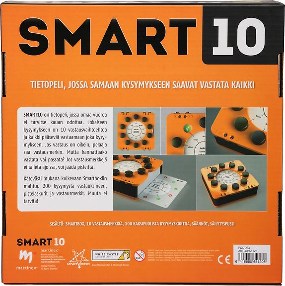 Smart10 Limited Edition quiz game with storage bag FI