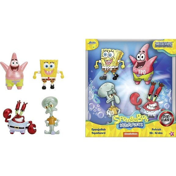 SpongeBob- figures, 4-Pack