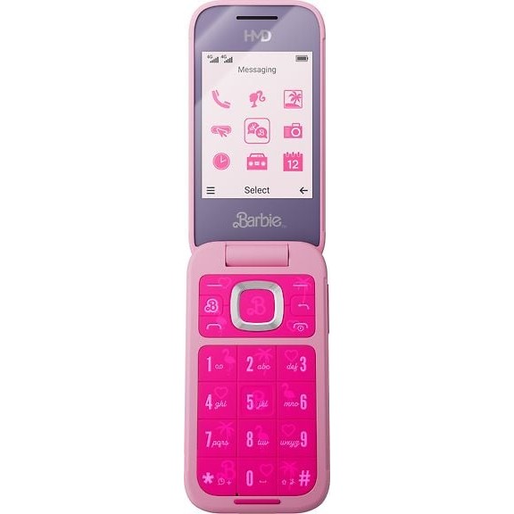 HMD Barbie Phone - Feature Phone Dual-SIM, Pink