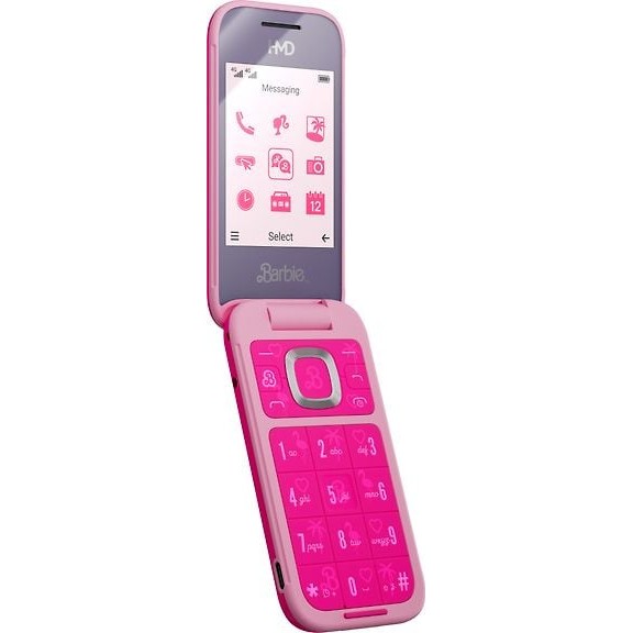 HMD Barbie Phone - Feature Phone Dual-SIM, Pink