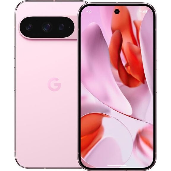 Google Pixel 9 Pro 5G Phone, 128/16 GB, Rose Quartz