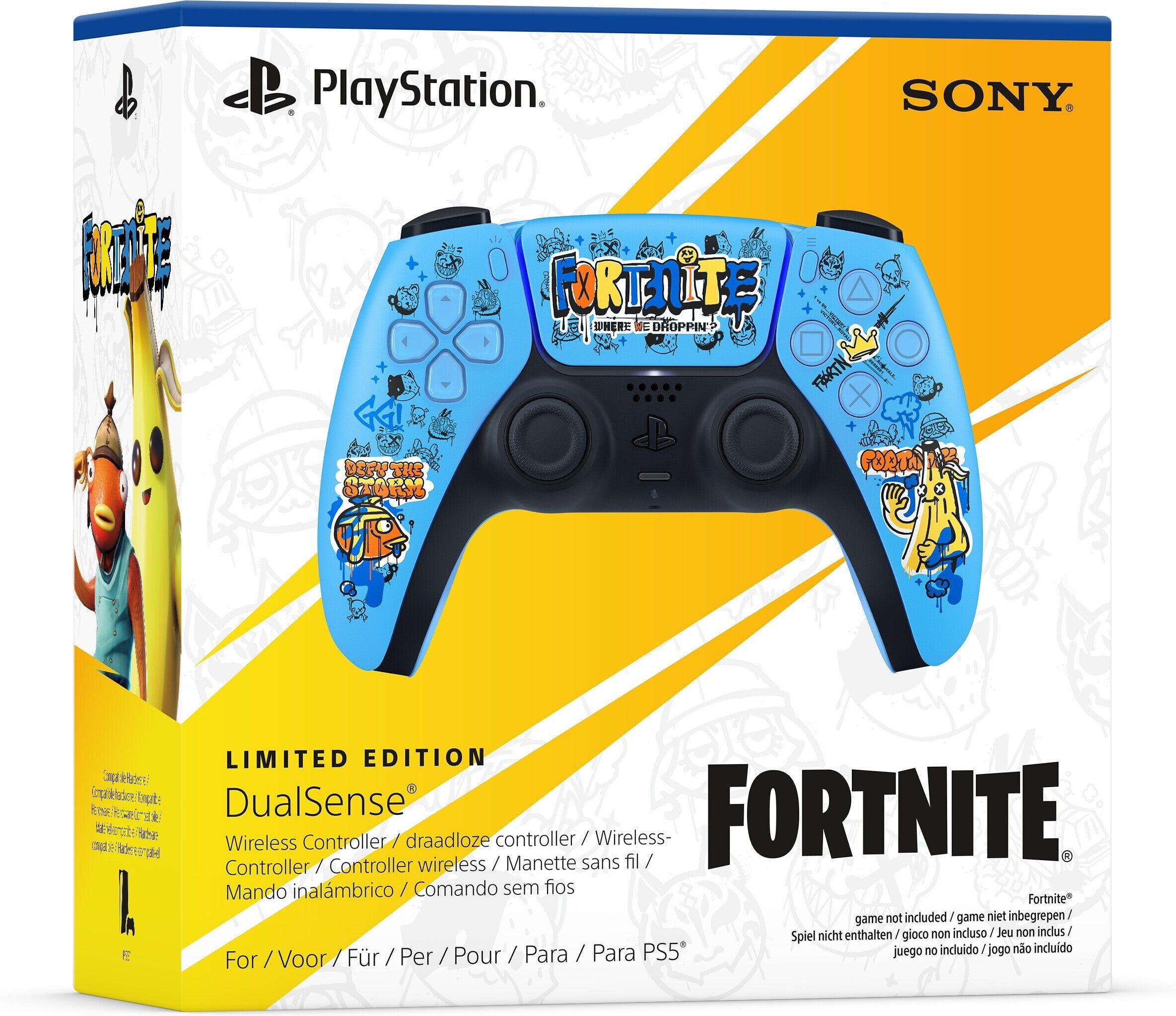 PlayStation 5 DS Fortnite L Edition sininen