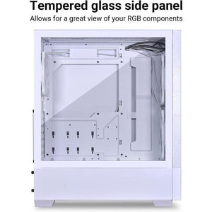 Lian Li LANCOOL 205 MESH C ATX Case with Window, White