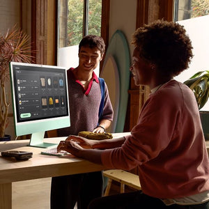 Apple iMac 24" M4 16 GB, 256 GB -computer, silver MWUC3