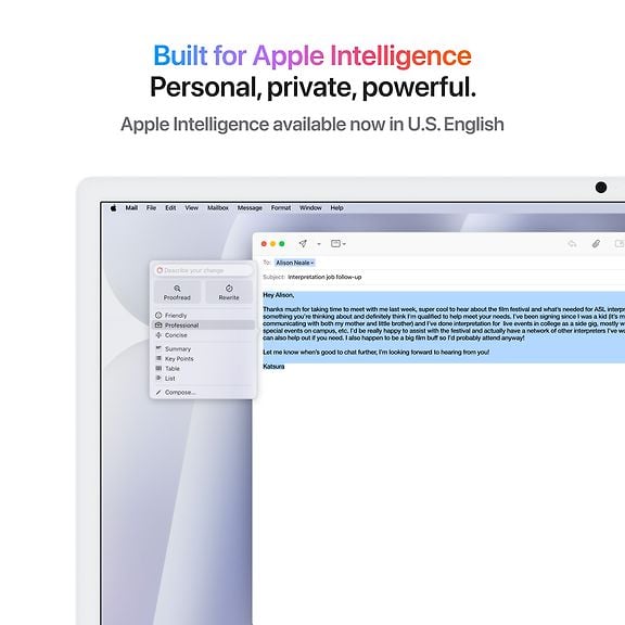 Apple iMac 24" M4 16 GB, 256 GB -computer, silver MWUC3