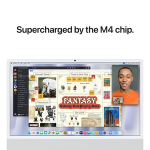 Apple iMac 24" M4 16 GB, 256 GB -computer, silver MWUC3