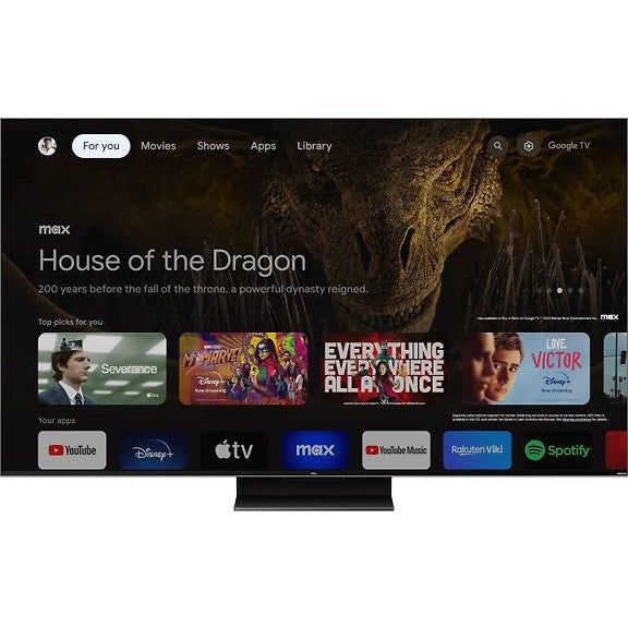 TCL C805 85" 4K QLED Mini-LED Google TV