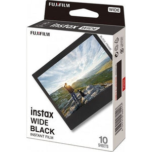 Fujifilm Instax Wide Film Black Frame Instant Film, 10 Exposures