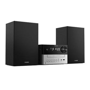 Philips TAM3205MKII/12 Micro Stereo System, Black / Silver