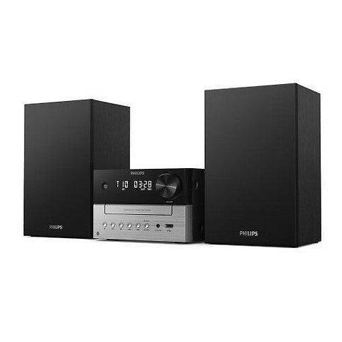 Philips TAM3205MKII/12 Micro Stereo System, Black / Silver
