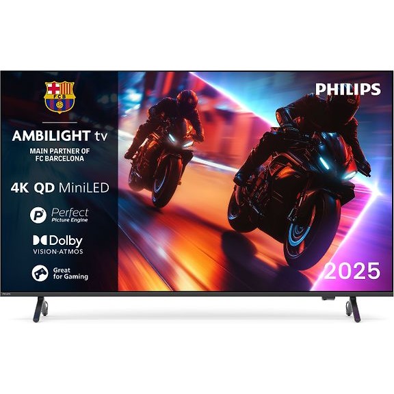 Philips 75" MLED910 – 4K QD Mini-LED Ambilight TV