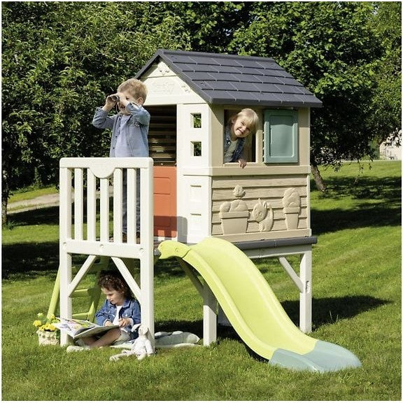 Smoby Life House on Stilts Playhouse and Slide