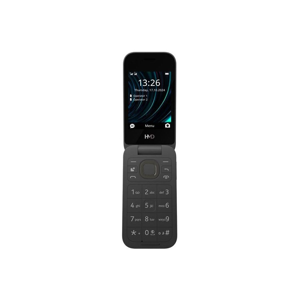 HMD 2660 Flip Phone, Black