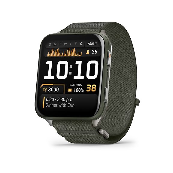 Garmin Venu X1 Smartwatch, Moss Green