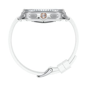 Samsung Galaxy Watch8 Classic 4G Smartwatch, 46mm, White with eSIM