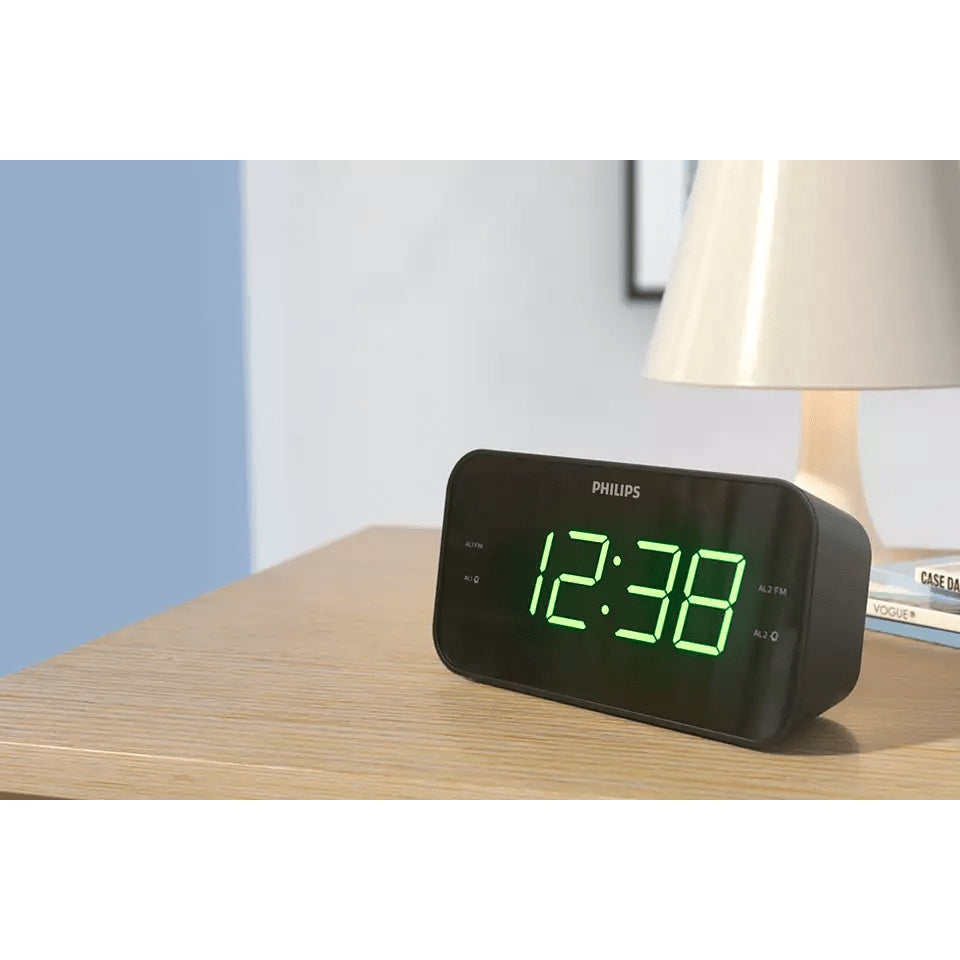 Radio alarm clock Philips TAR3306/12, black