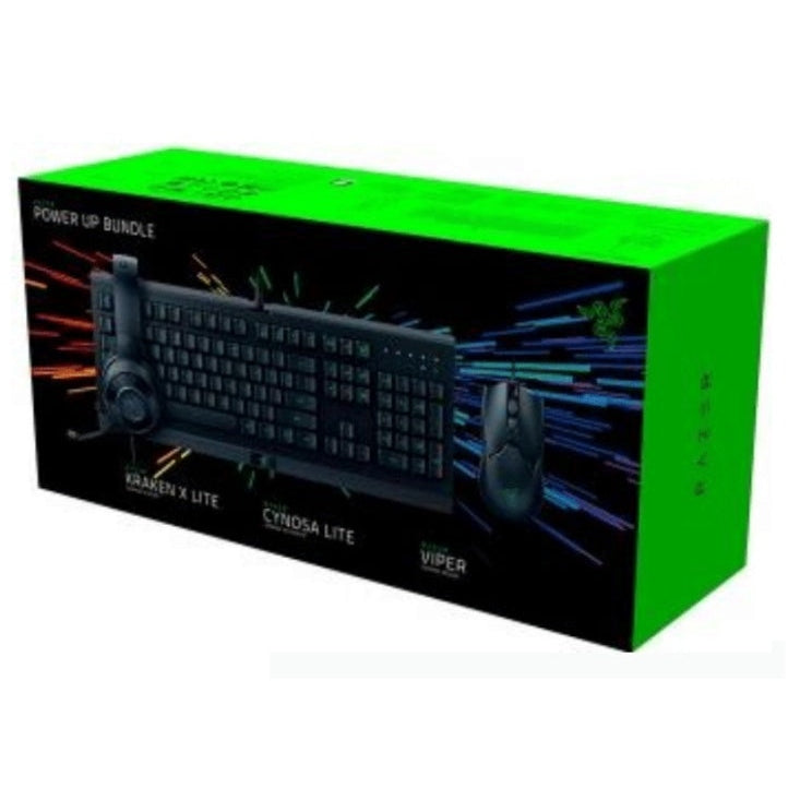 Razer DeathAdder Battle Bundle Gaming Set DEATHADDER V2 BLACK + GIGANTUS V2 M + BLACKSHARK V2 X , Black/Green