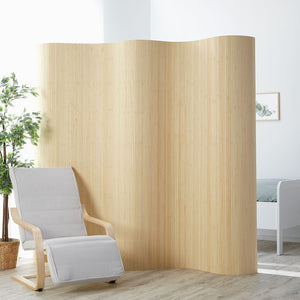 Bamboo Room Divider 200x250 cm, Natural