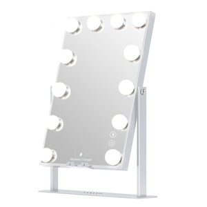 Vanitii Hollywood Vanity Mirror with Wireless Charging & 12 Dimmable Bulbs