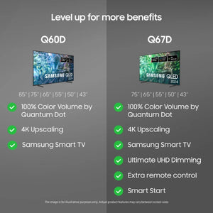 Samsung 50" 4K QLED TV TQ50Q60DAUXXC