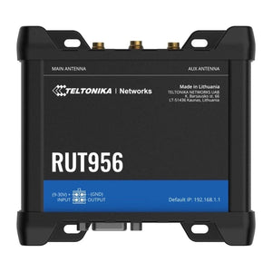 Teltonika RUT956, Wireless Router, 4G/3G/2G, DIN Rail Mountable