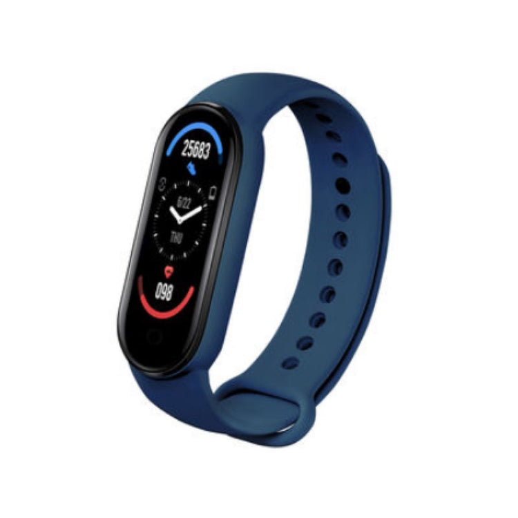 iWear SM6 Smart Bracelet - Fitness Tracker IP67 with HR & Blood pressure / Social / Sleep monitor Blue