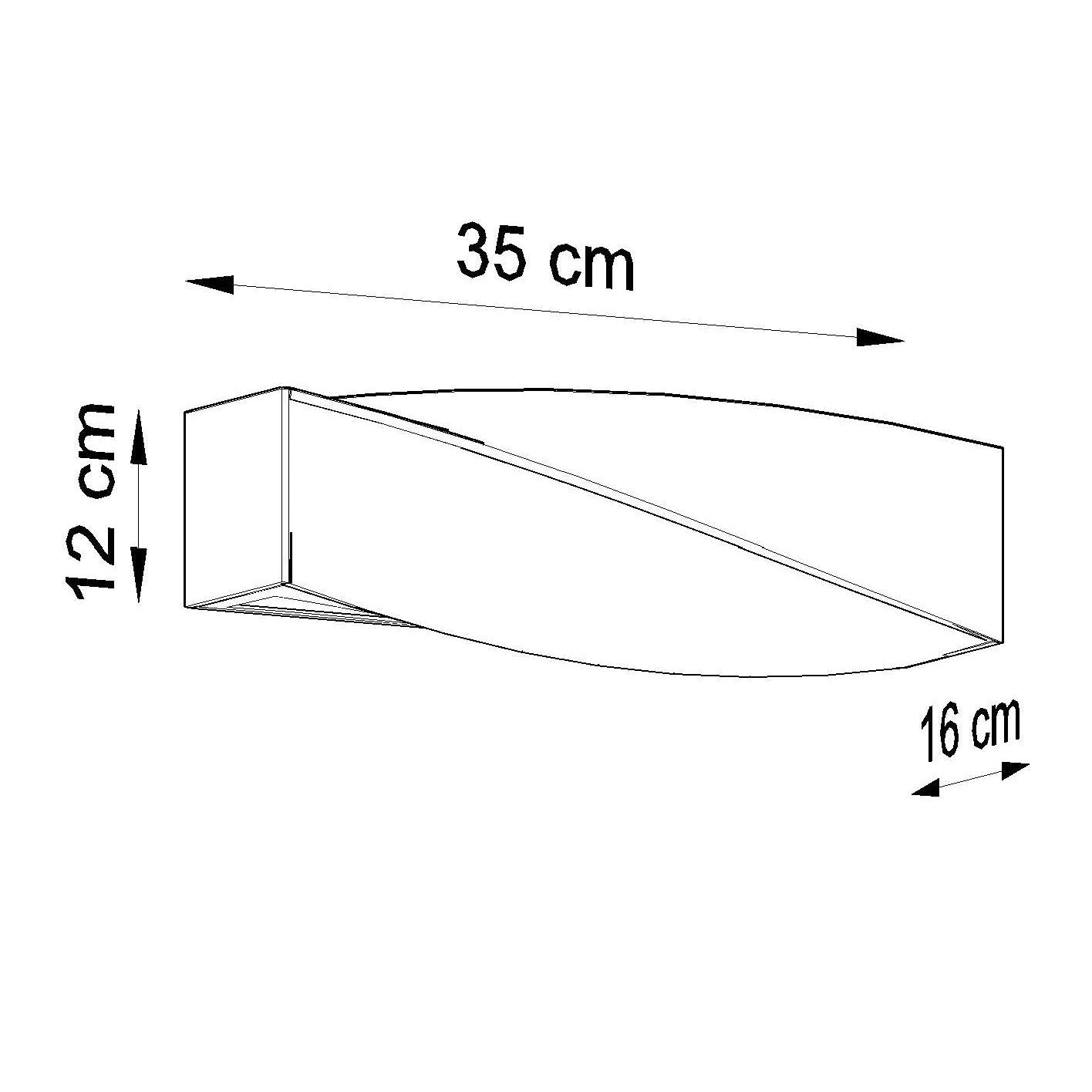 Sollux SL.0229 Sigma Mini White Wall Light, 60 W, E27