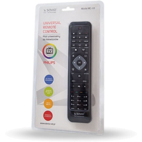 Savio RC-10 Universal Remote Control, 30 m